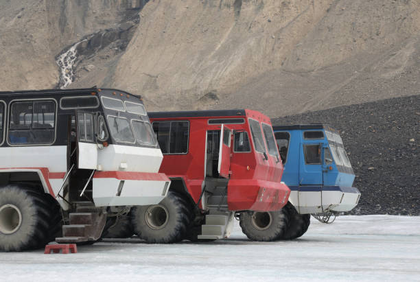 istock Vehicles used to traverse glaciers, Columbia Icefields, Alberta, Canada 2191976379