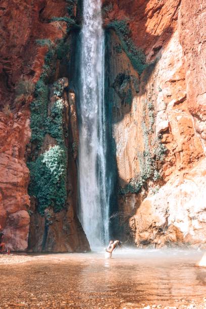 istock Tall waterfall giving respite from the Arizona summer heat 2191994476