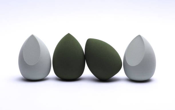 istock Eggs makeup sponges. Blenders for foundation on white background 2191996799