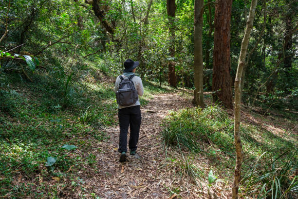 istock Woman hiking on a trail 2192002251
