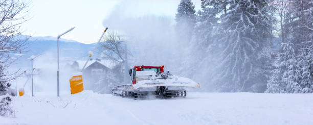 istock Ski resort Bansko, Bulgaria, ratrack, lift cabins 2192006341