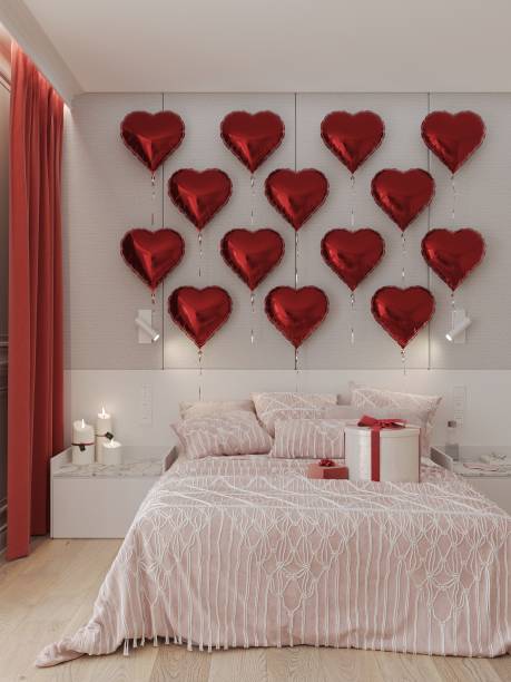 istock red heart on a bed balloon gift candies 2192008357