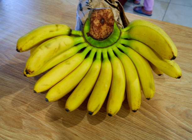 istock baby bananas are lying on the kitchen table 2192009556