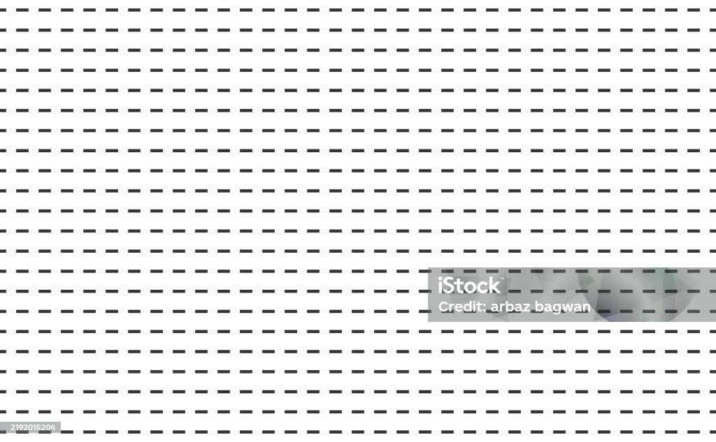 Horizontal Dash Lines Seamless Pattern Background Stock Illustration ...