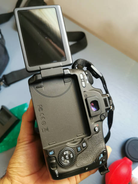 istock Close-Up of a Modern DSLR Camera 2192017943