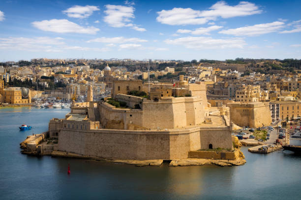 istock Malta - Mediterranean travel destination, fort St. Angelo in Birgu 2192019762