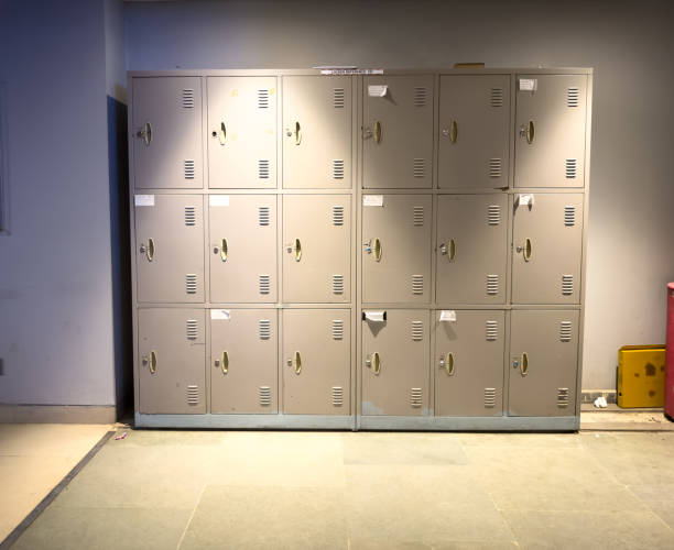 istock Metal Lockers in a School Lobby 2192020439