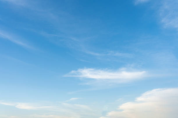 istock Serene Blue Sky with Wispy Clouds Nature Background 2192026506