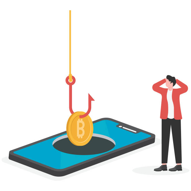 istock Businessman Trying to Catch Bitcoin Over The Trap. Cryptocurrency or Bitcoin Investment Risk Concept. 2192031776