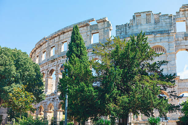 istock Ancient Roman amphitheater in Pula Croatia 2192038566
