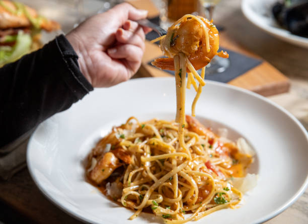 istock Shrimp Scampi Mussels Salmon 2192041399