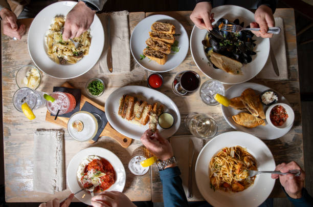 istock people eating at an upscale restaurant 2192041425