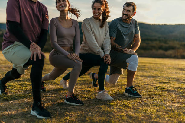 istock Outdoor fitness routine 2192042204