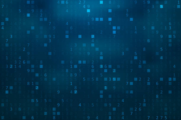 stockillustraties, clipart, cartoons en iconen met big data transfer concepts in internet. - computertaal