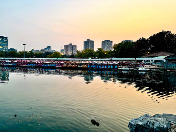 water lake . it is beautiful view of water lake evening time.