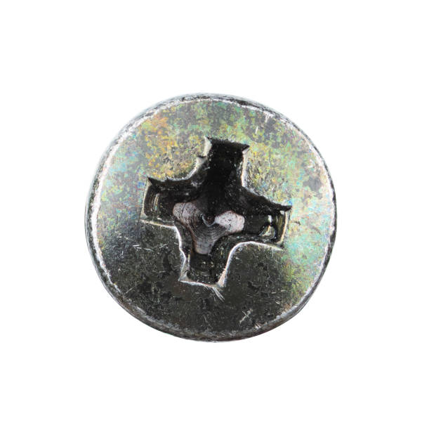 istock Old screw and nail heads. Top view on a transparent background 2192049844