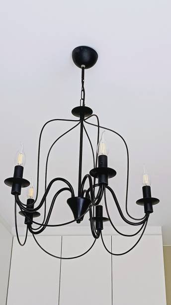 istock black wrought iron chandelier 2192052058