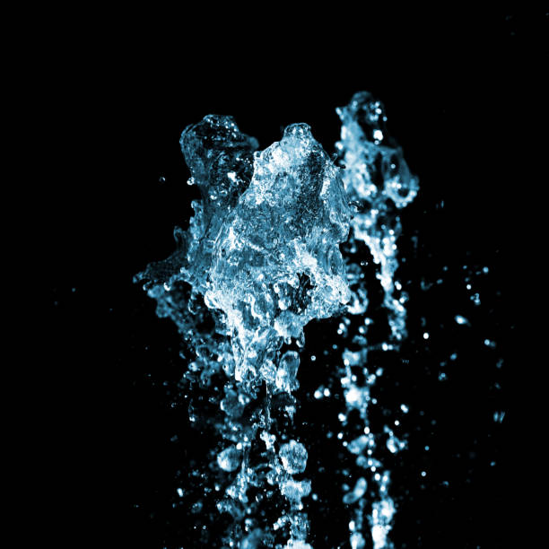 Playing fountain water closeup basic resources background