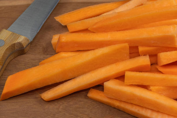 istock raw sweet potato fries, close up 2192055835