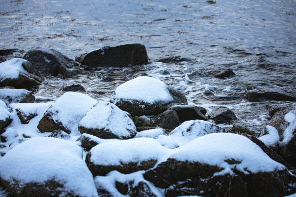 Snow and Ice on the Rock and River