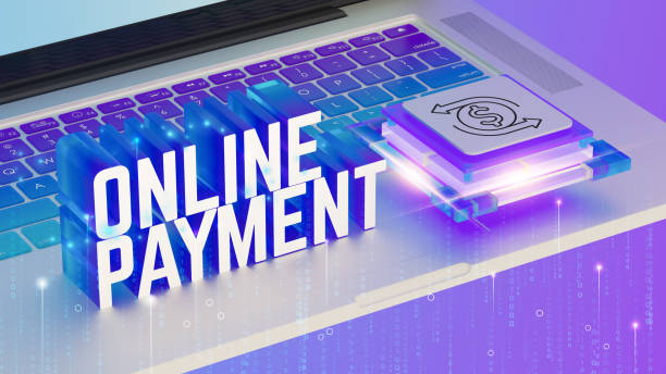 istock Online Payment text, futuristic keyboard, digital currency icon, holographic display, e-commerce concept, high-tech financial visualization, digital transaction, hyper-realistic 3D render. 2192075239
