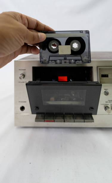 istock Professional Equipment Tape Deck for Cassette Tape with Multiple Controls 2192077894