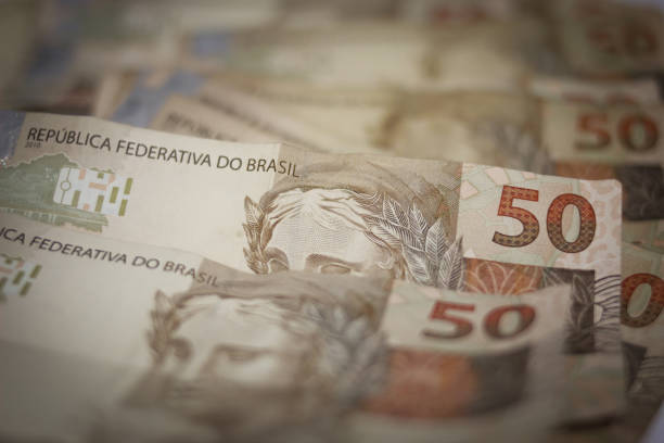 istock 50 reais note. The Brazilian currency. 2192086347