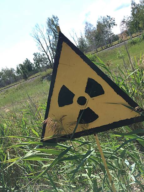 istock Radiation Sign in Ukraine's Chernobyl Exclusion Zone 2192087356