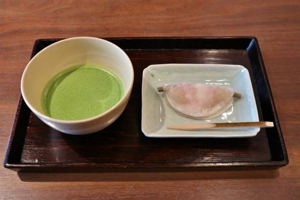istock Matcha tea and wagashi (Japanese dessert) in Tokyo, Japan 2192094523