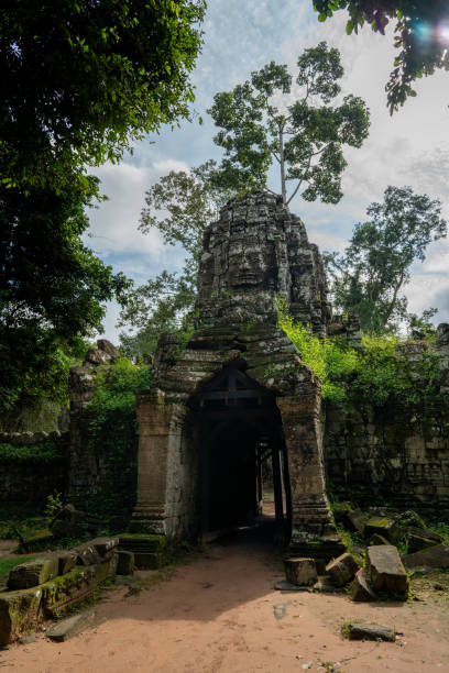 istock Angkor temple  in the jungle 2192094657