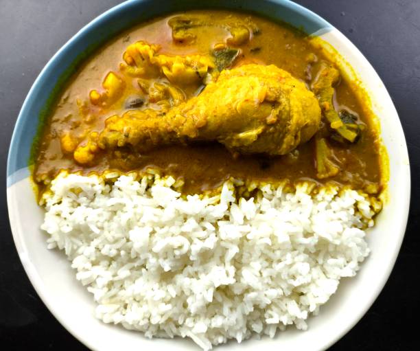 istock Chicken tikka masala with rice 2192095073