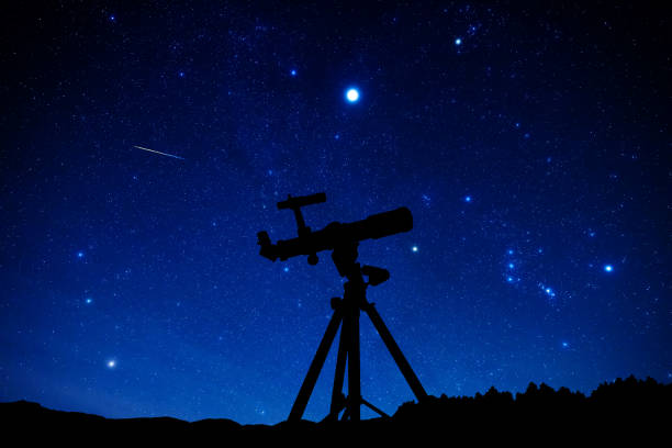 istock Astronomical telescope for observing stars, planets, Moon and other celestial objects. 2192104666