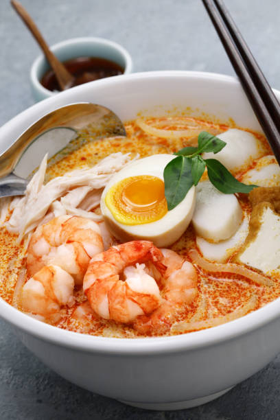 istock Laksa lemak is a noodle dish from Malaysia and Singapore. 2192104941