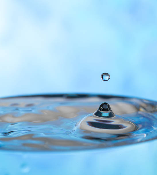 istock Beautiful water droplets action shot 2192107093