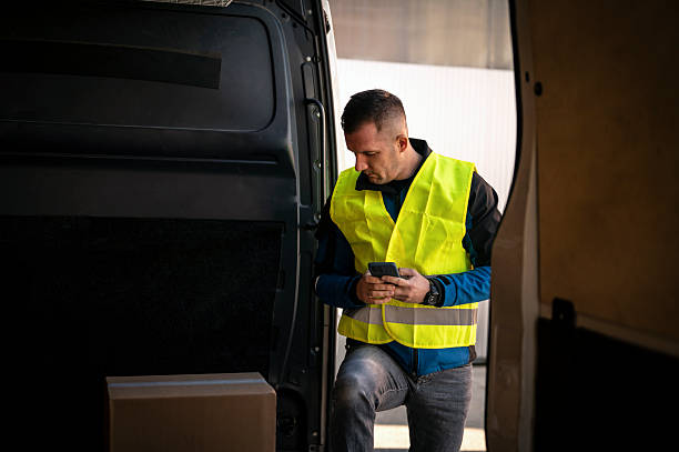 istock Man working as a delivery person 2192121015