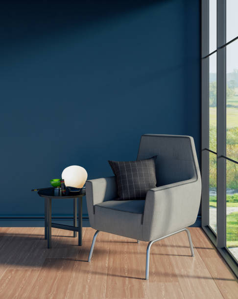 istock Large luxury modern bright interiors Living room mockup illustration 3D rendering image 2192129493