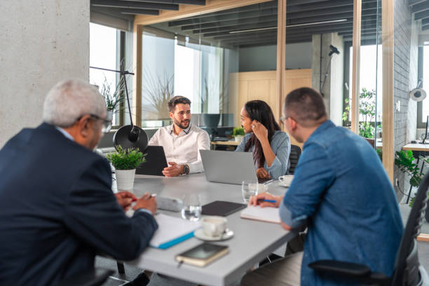 istock Diverse Team Engages in Business Strategy Session 2192130099