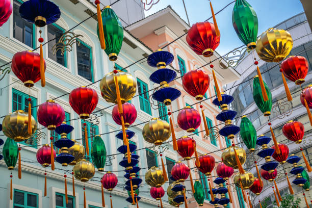 paper lanterns in China town, Manila, Philippines