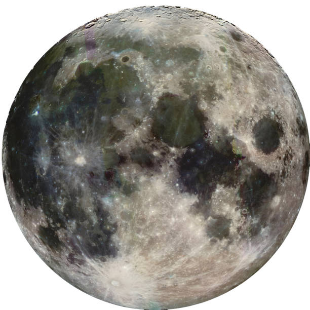istock Moon isolated on white background. Elements of this image furnished by NASA 2192132800