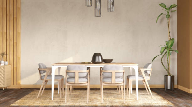 istock Scandinavian Domestic Dining Room Interior 2192133668