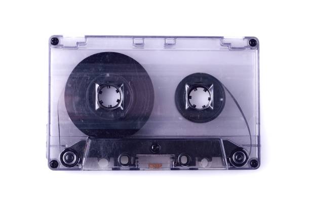 istock Old compact audio cassette isolated on white background with copy space. 2192133887