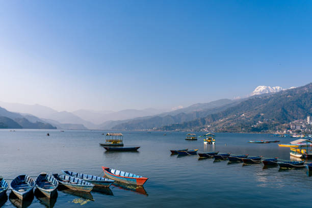 istock Landscape view of Phewa lake 2192135897