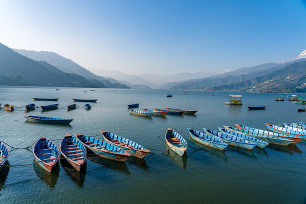 istock Landscape view of Phewa lake 2192135898