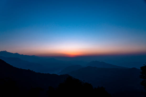 istock Sunrise over the Mountain in Nepal. 2192136929