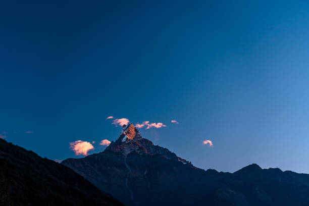 istock Sunrise over the Mountain in Nepal. 2192137048