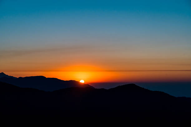 istock Sunrise over the Mountain in Nepal. 2192137063