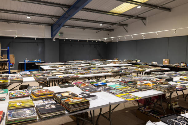istock Vinyl Record Collection at Auction House 2192138405