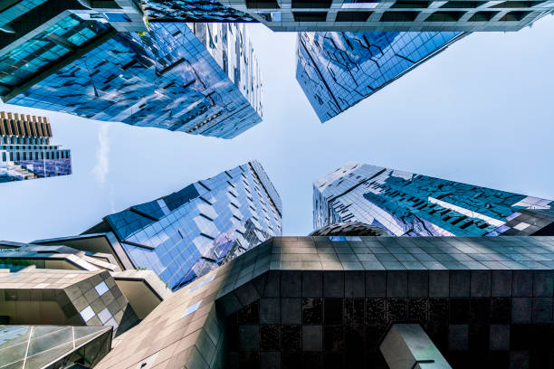Cultural City Melbourne – business district – modern building