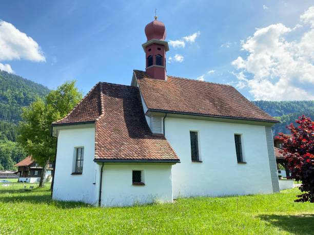 istock Obsee Chapel or St. Beat Chapel - Canton Obwalden, Switzerland (Kapelle Obsee oder Kapelle St. Beat - Kanton Obwald, Schweiz) 2192143275
