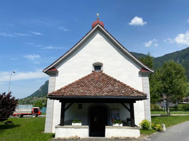 istock Obsee Chapel or St. Beat Chapel - Canton Obwalden, Switzerland (Kapelle Obsee oder Kapelle St. Beat - Kanton Obwald, Schweiz) 2192143277